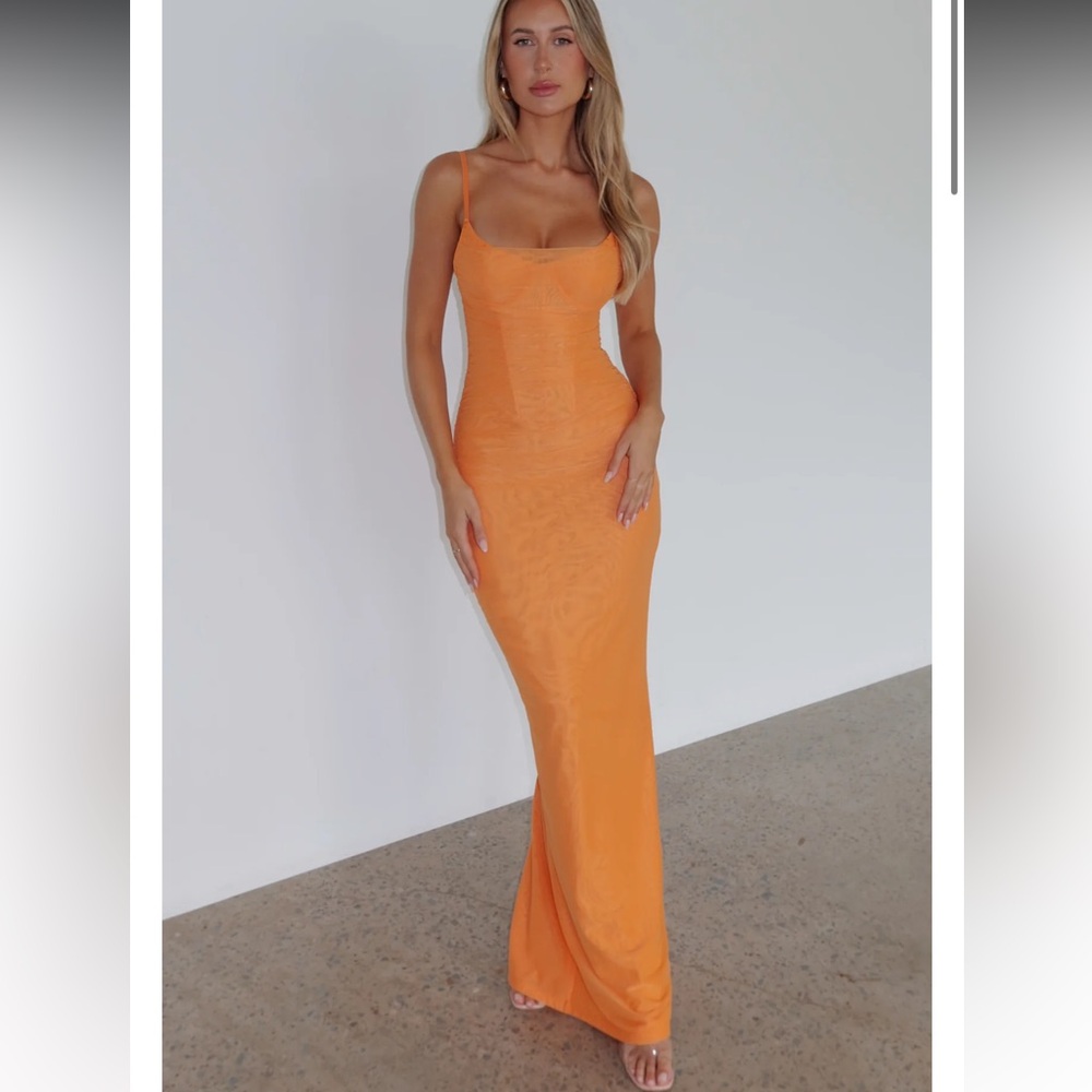 White Fox City Lights Glow Maxi Dress